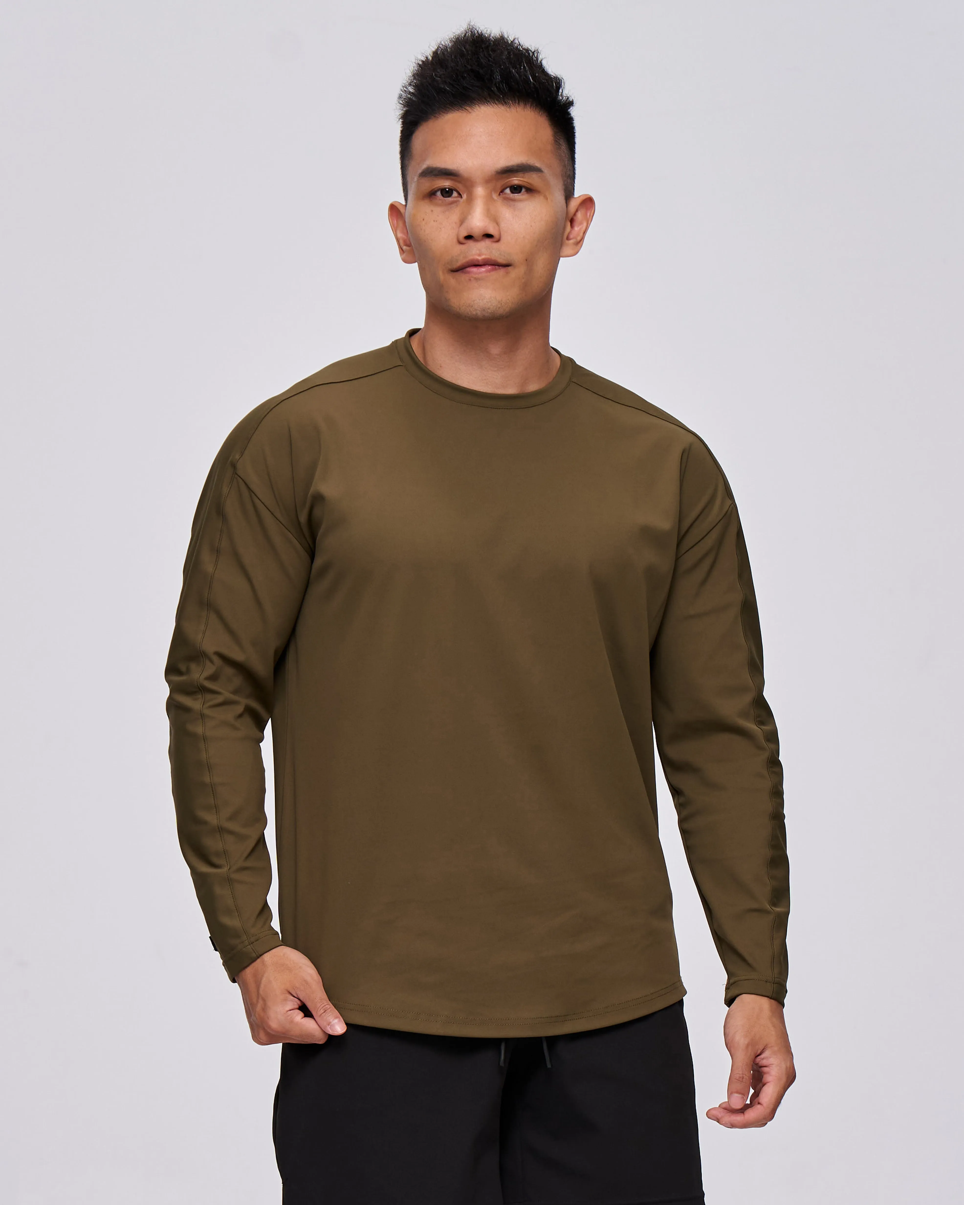 Adapt Drop Shoulder Muscle Long Sleeves