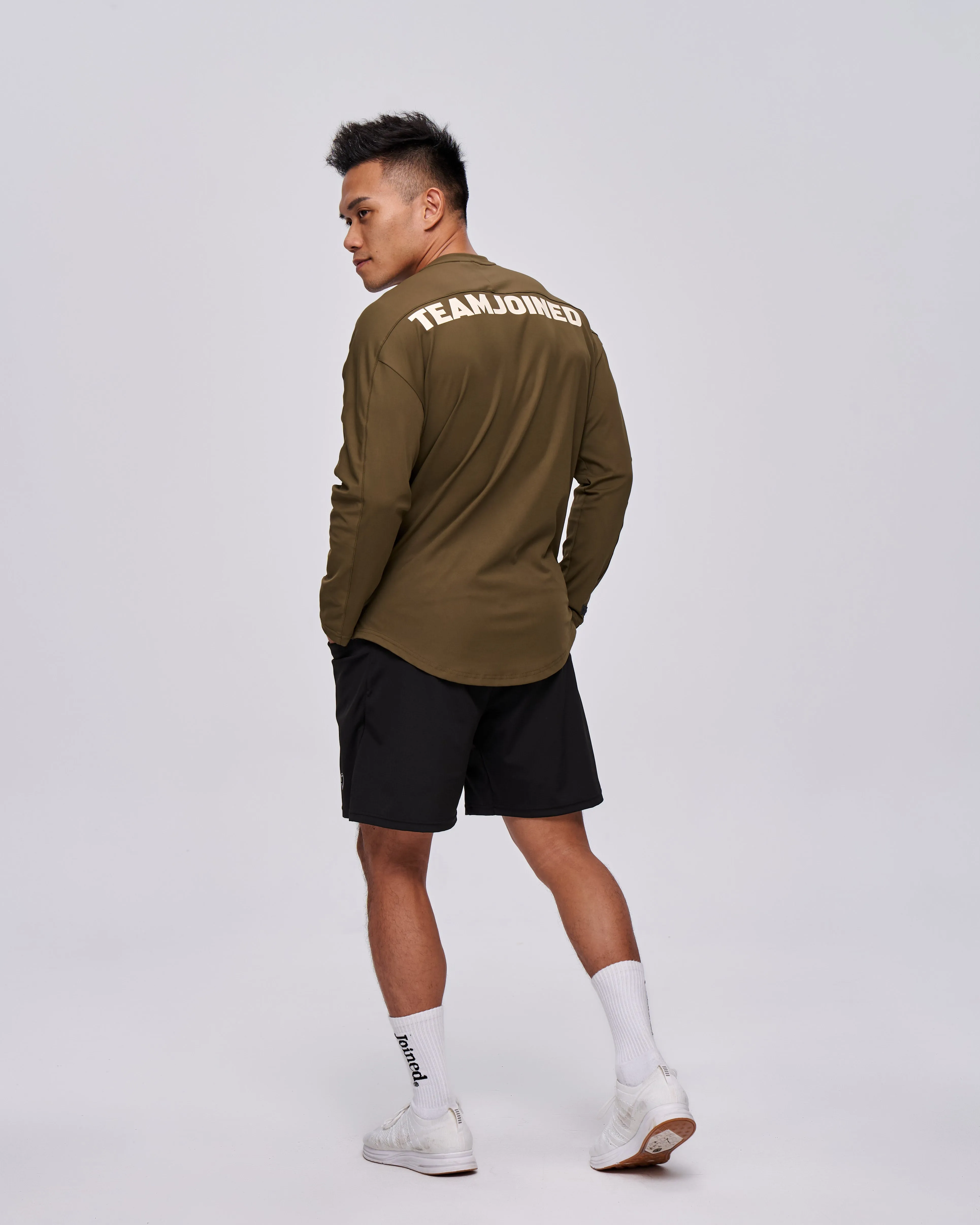 Adapt Drop Shoulder Muscle Long Sleeves