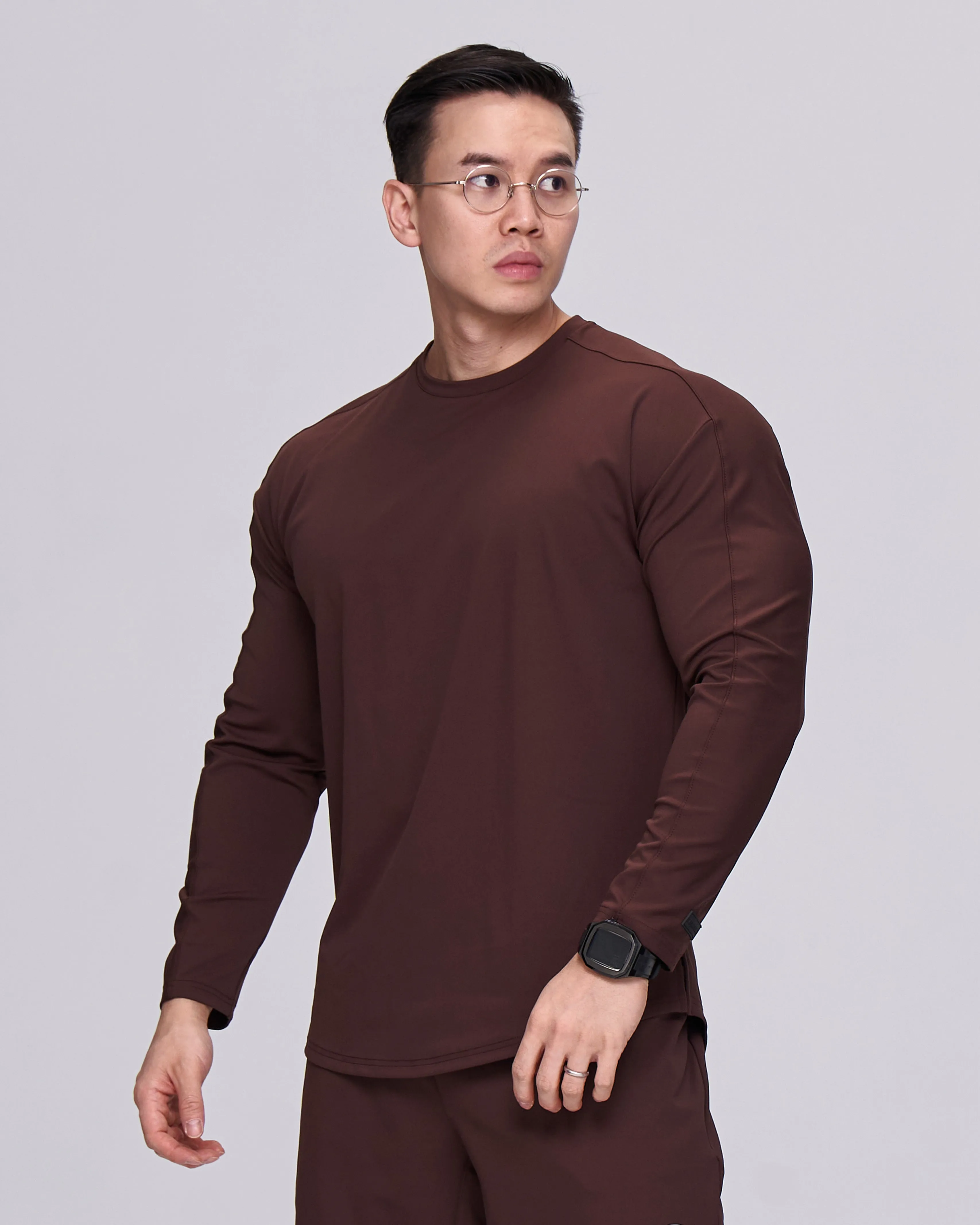 Adapt Drop Shoulder Muscle Long Sleeves