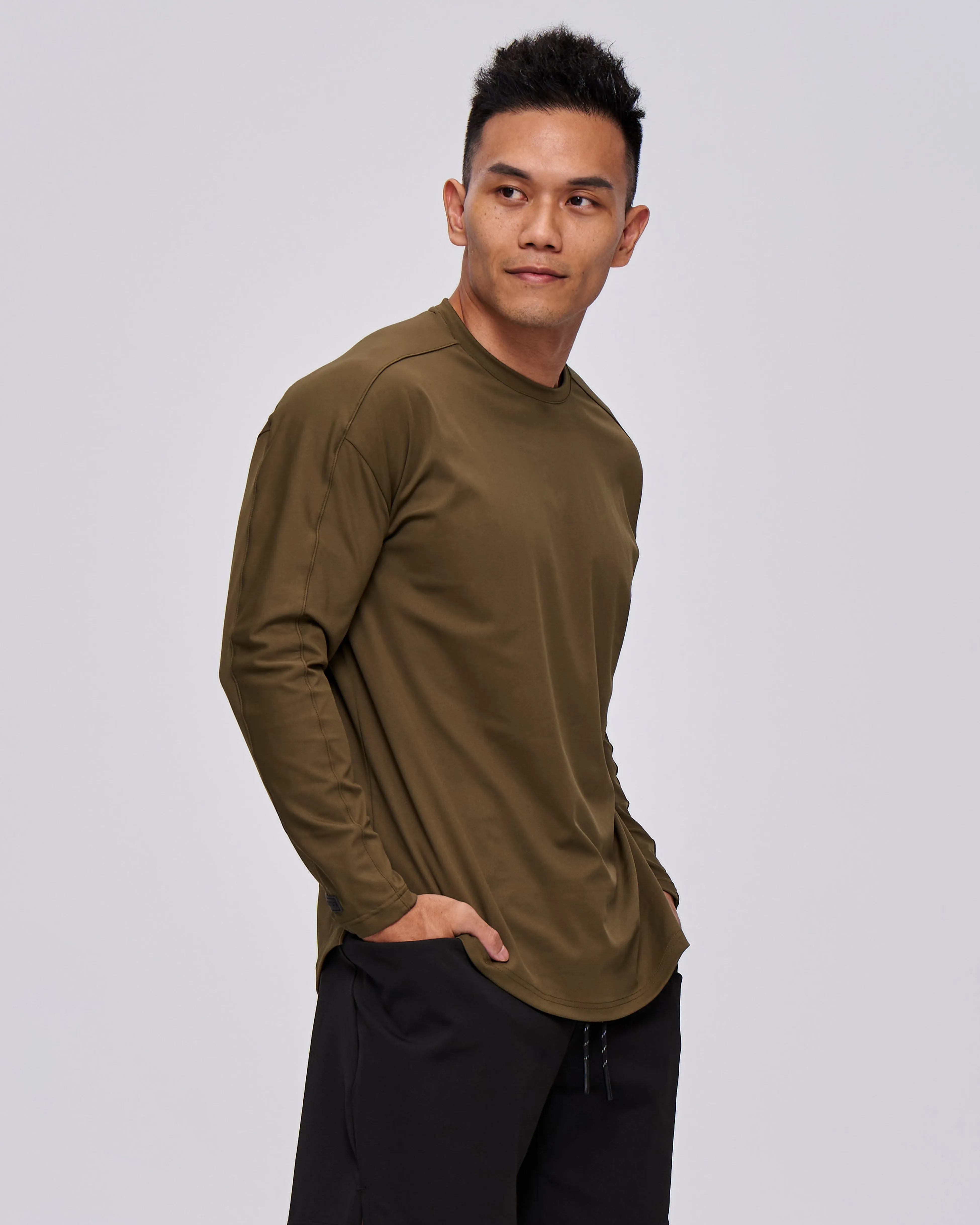 Adapt Drop Shoulder Muscle Long Sleeves