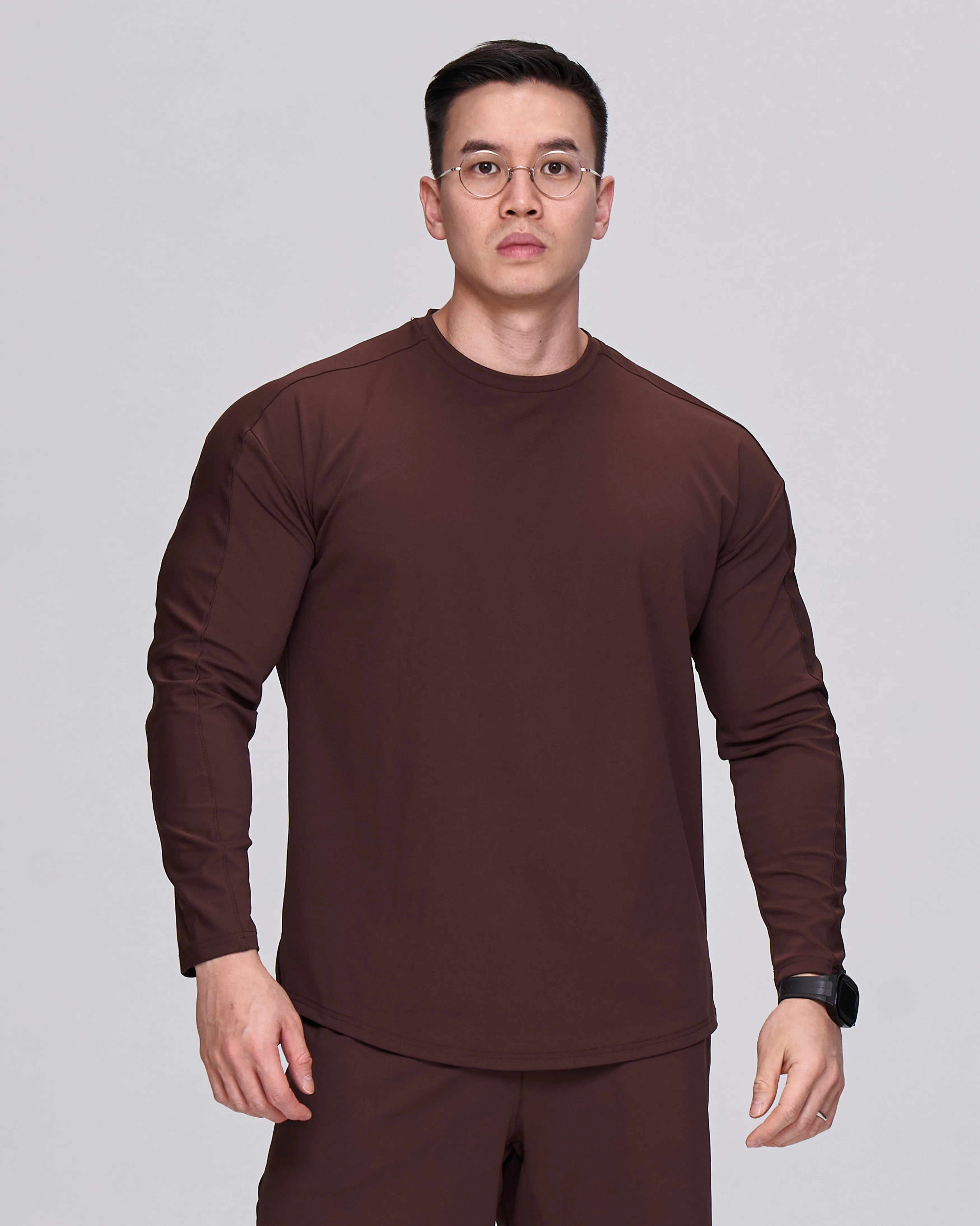 Adapt Drop Shoulder Muscle Long Sleeves