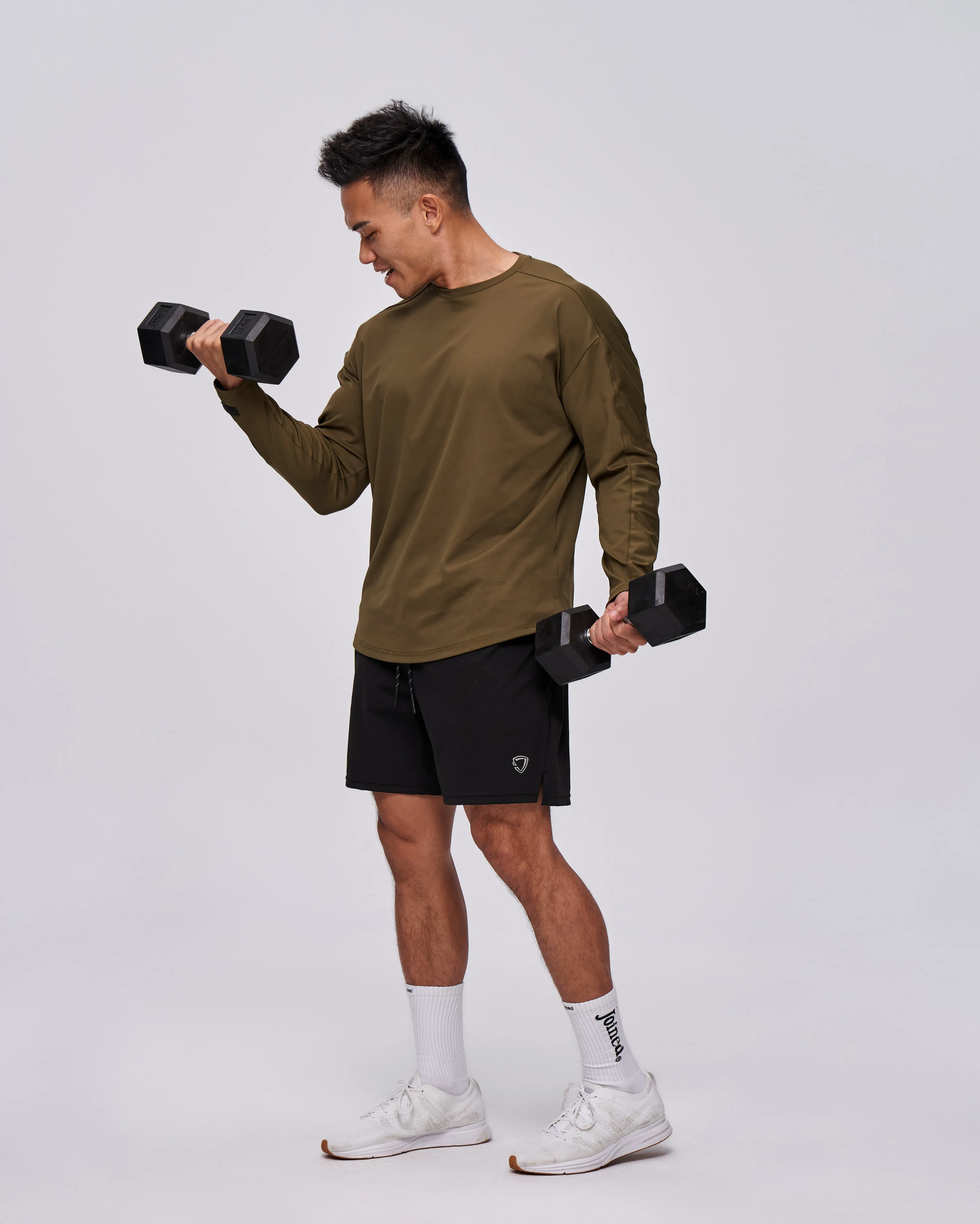 Adapt Drop Shoulder Muscle Long Sleeves