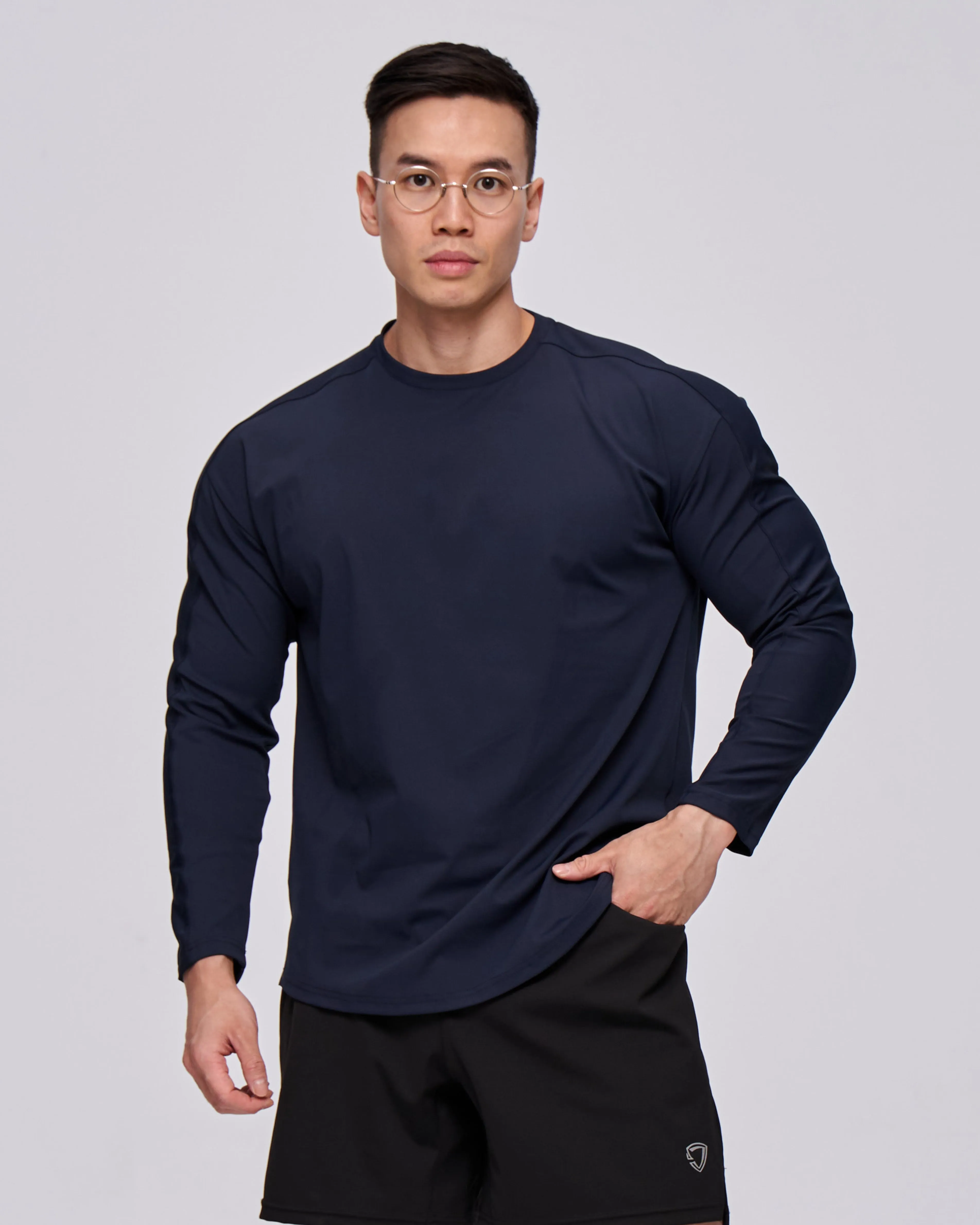 Adapt Drop Shoulder Muscle Long Sleeves