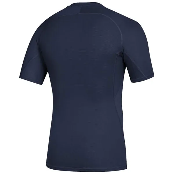 adidas Men's Collegiate Navy Alphaskin Short Sleeve Top