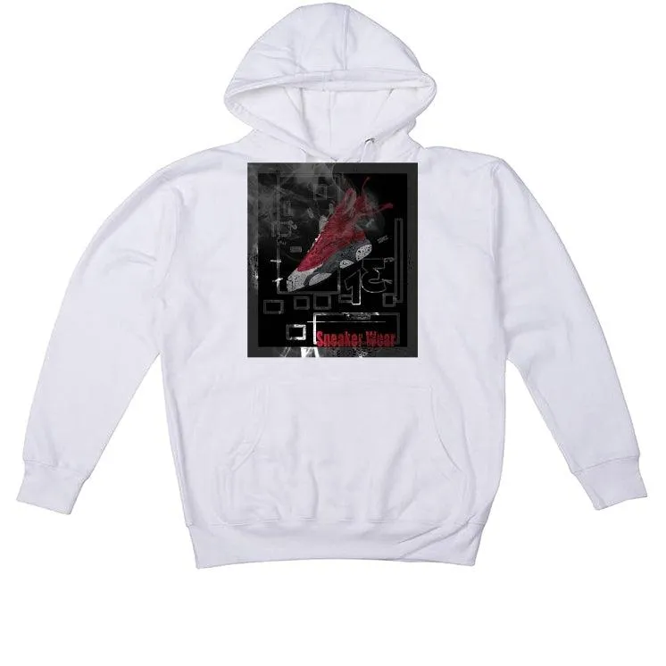 Air Jordan 13 Flint Red 2021 White T-Shirt (Splash 13 Sneaker)