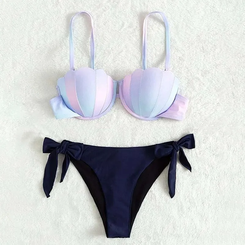 Arielle Push Up Shell Bikini