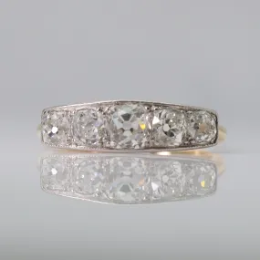 Art Deco Five Stone Diamond Ring