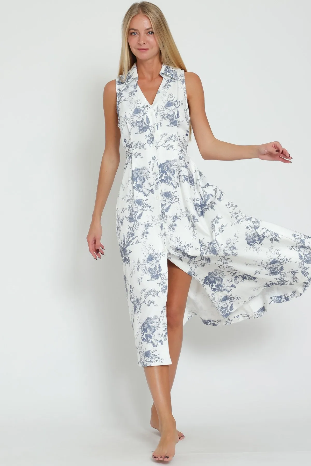 Aviva Floral Midi Dress