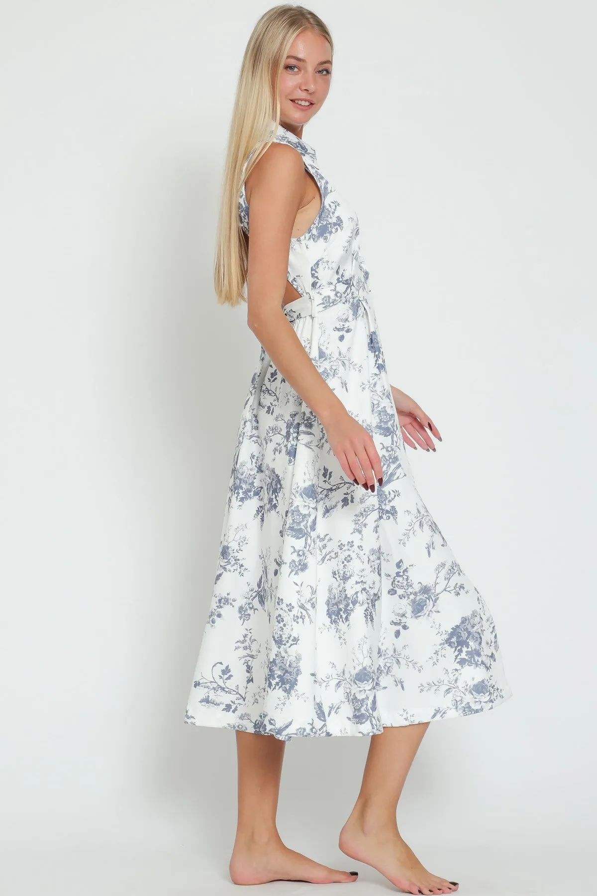 Aviva Floral Midi Dress