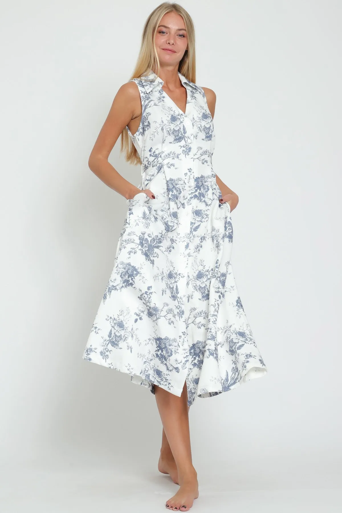 Aviva Floral Midi Dress