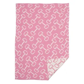 Baby Bits Reversible Blanket - Petal Pink/Milk