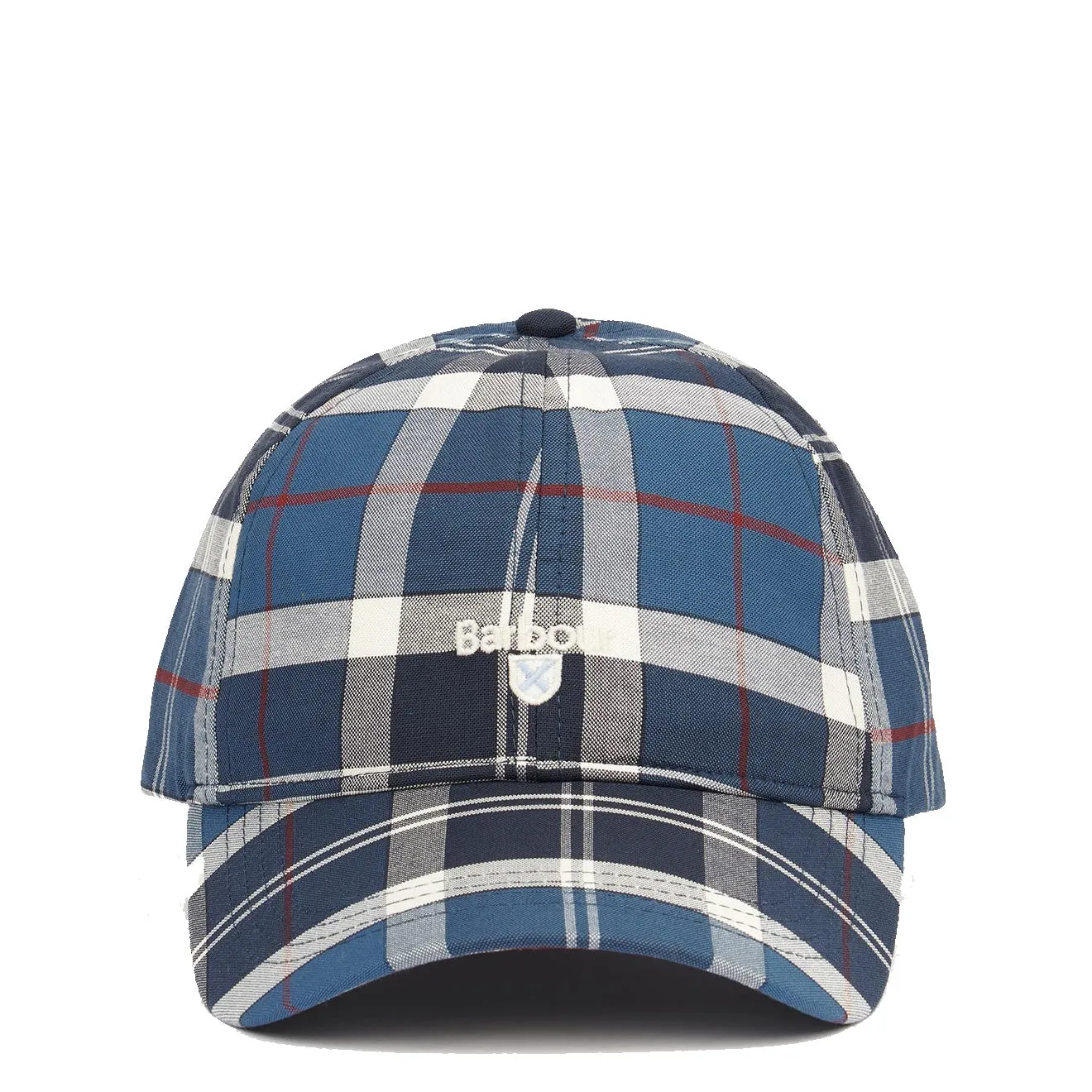 Barbour Tartan Sports Cap Summer Navy