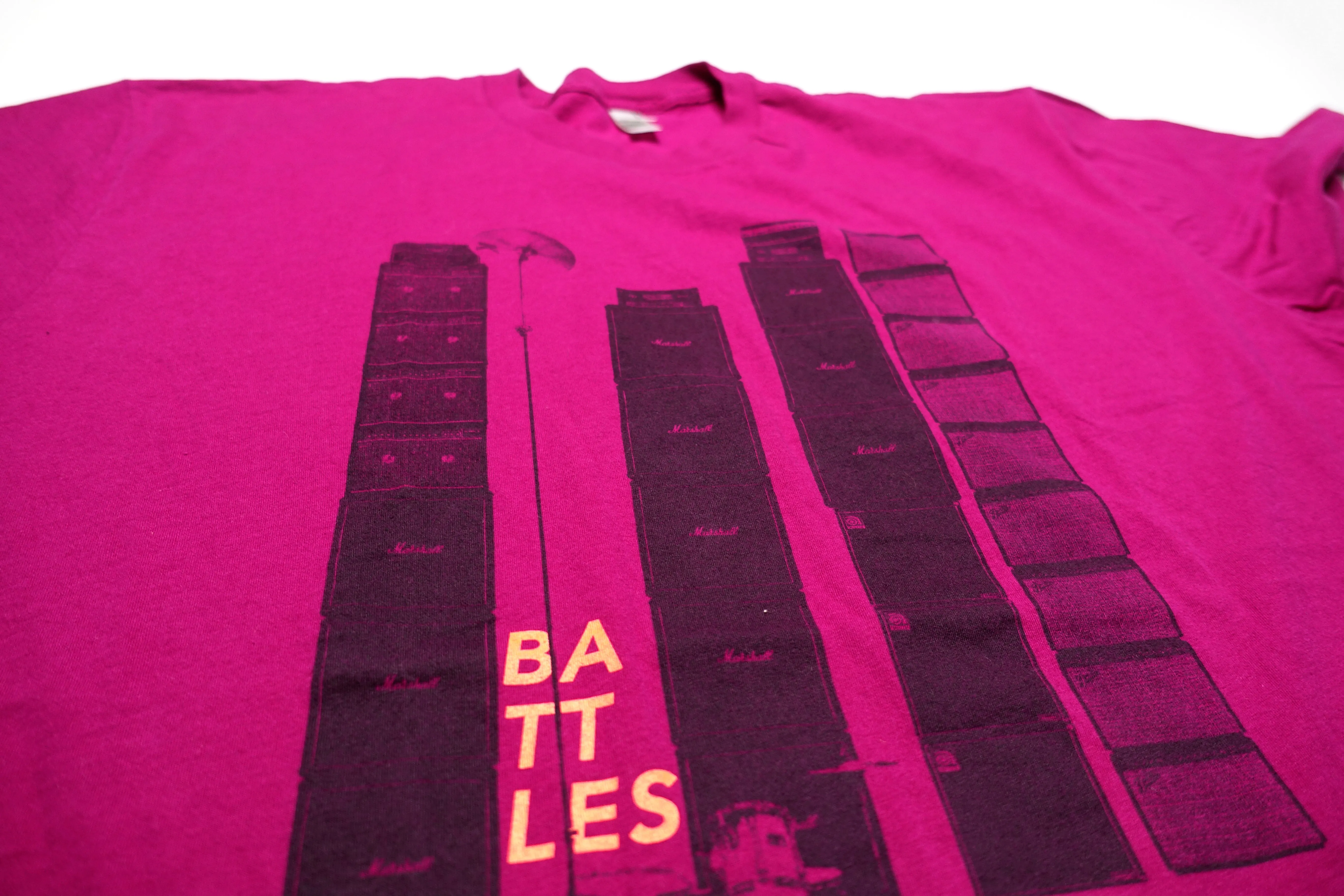 Battles - Amp Stacks Tour Shirt Size XL / Large