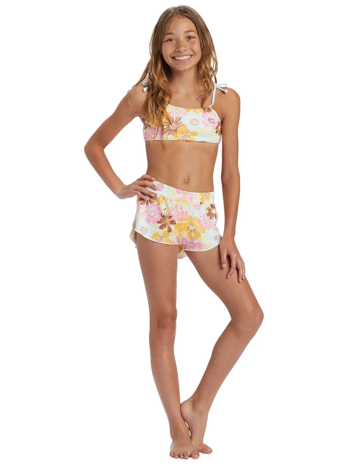 Billabong Girls Flower Power Swim Short