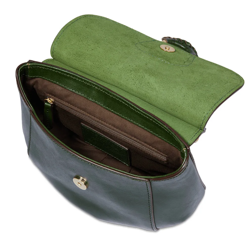 Borsa Donna a Tracolla THE BRIDGE linea Erica in Pelle Verde