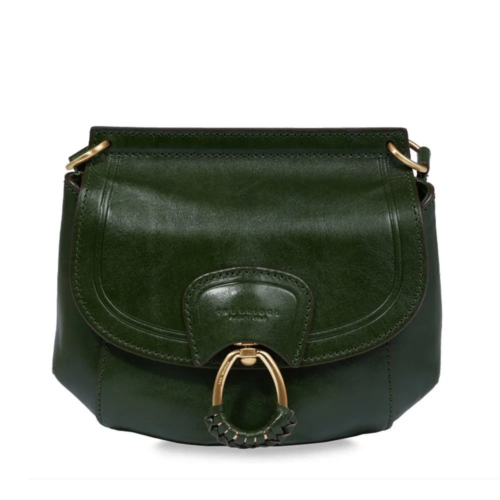 Borsa Donna a Tracolla THE BRIDGE linea Erica in Pelle Verde