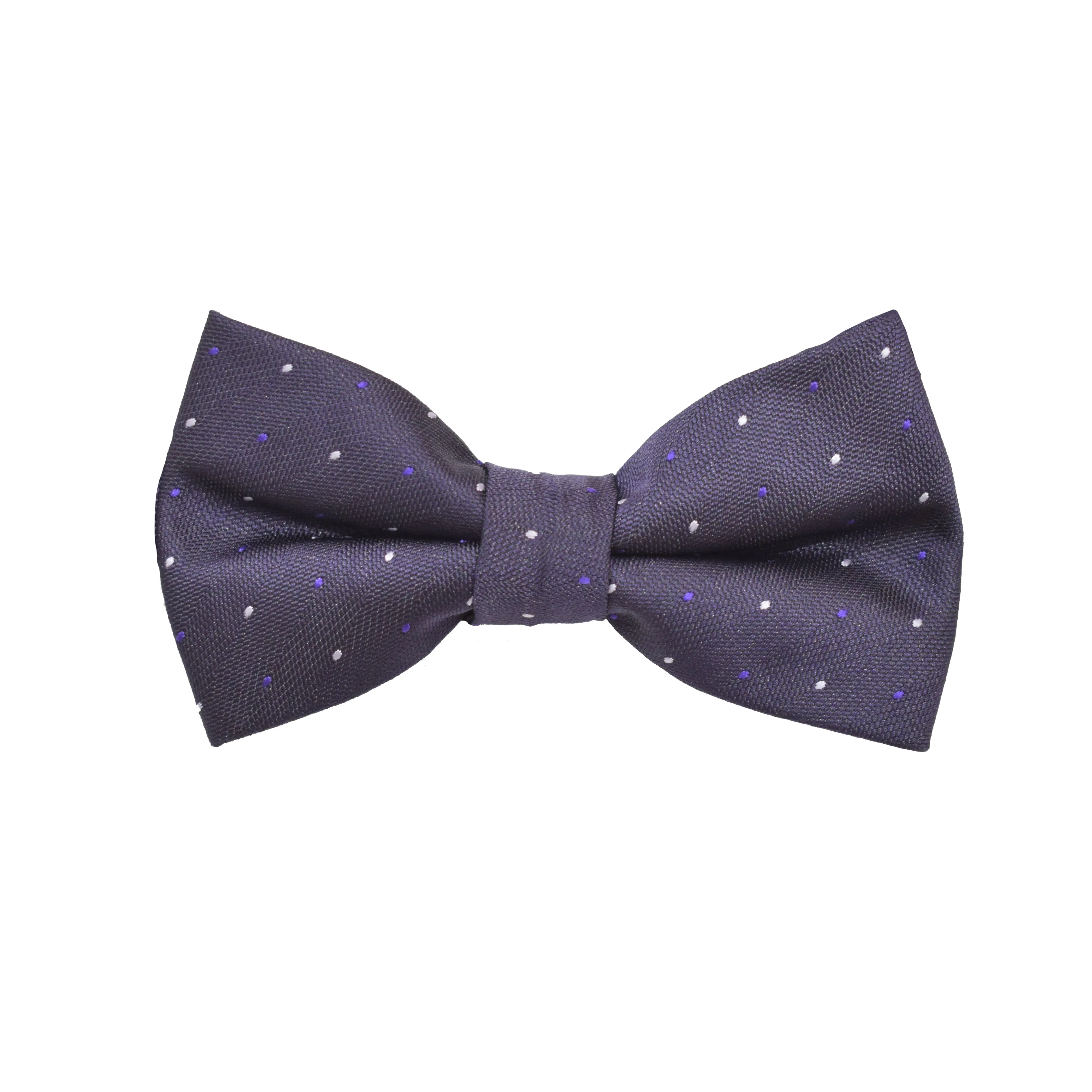 Bow Tie - Purple Micro Polkadot