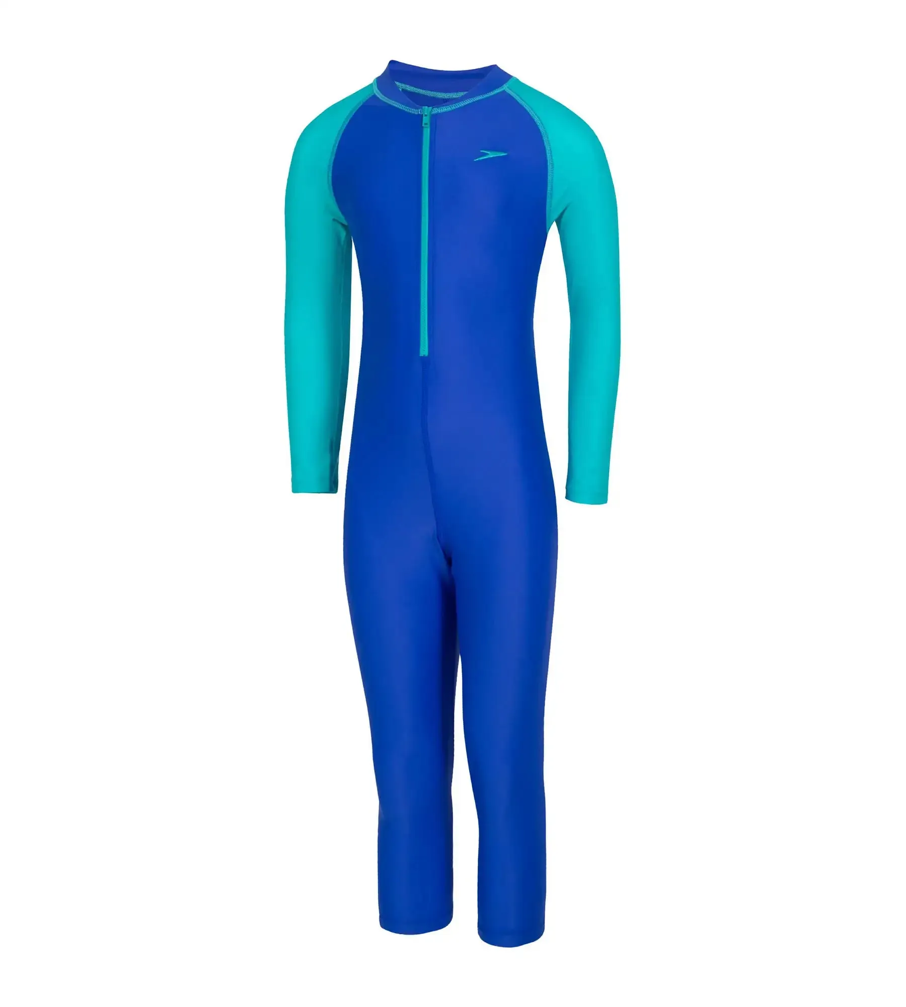 Boy's Endurance Full Body Suit All In Suit - Deep Peri & Bali Blue