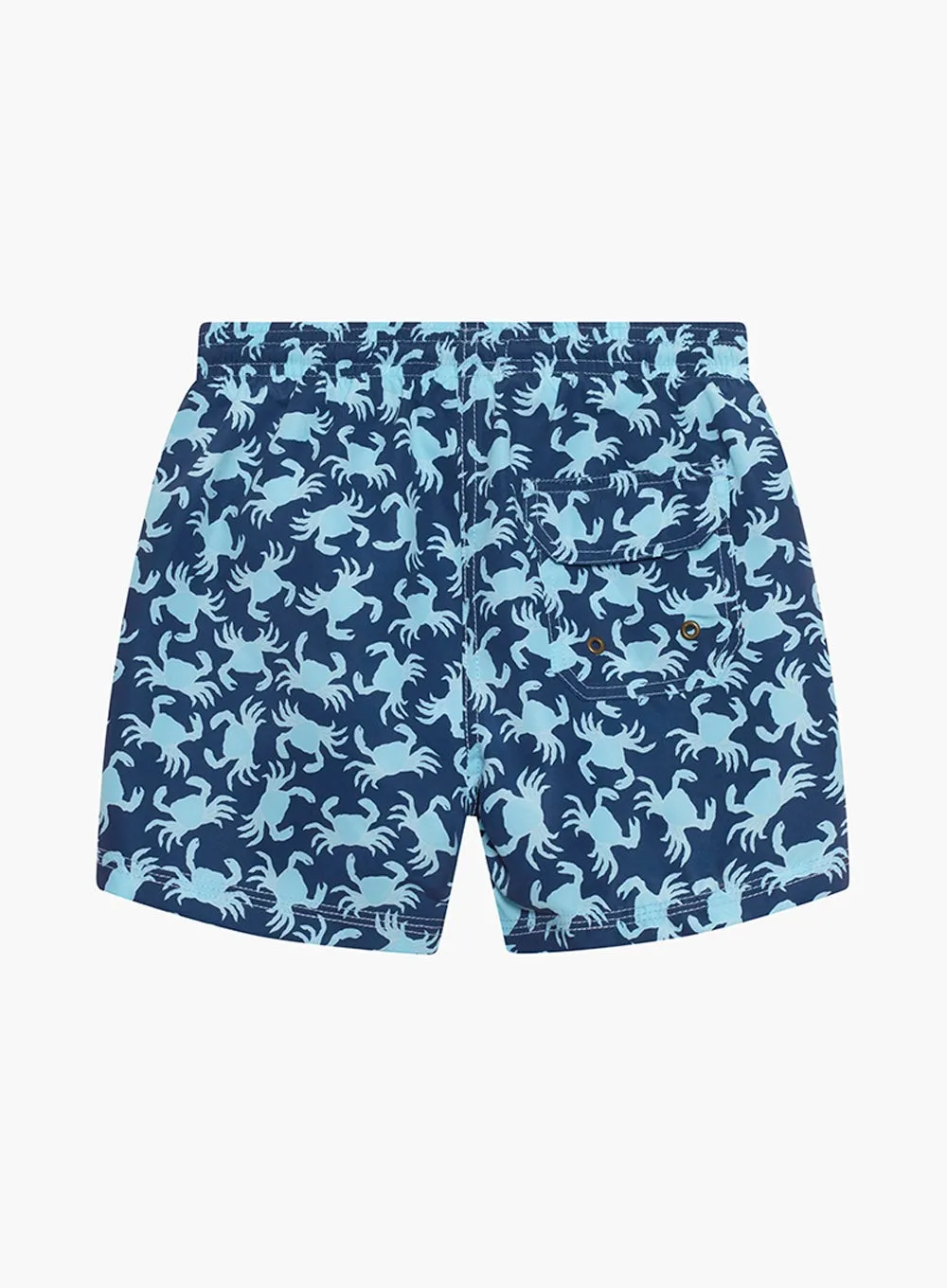 Boys Swimshorts in Navy Crab