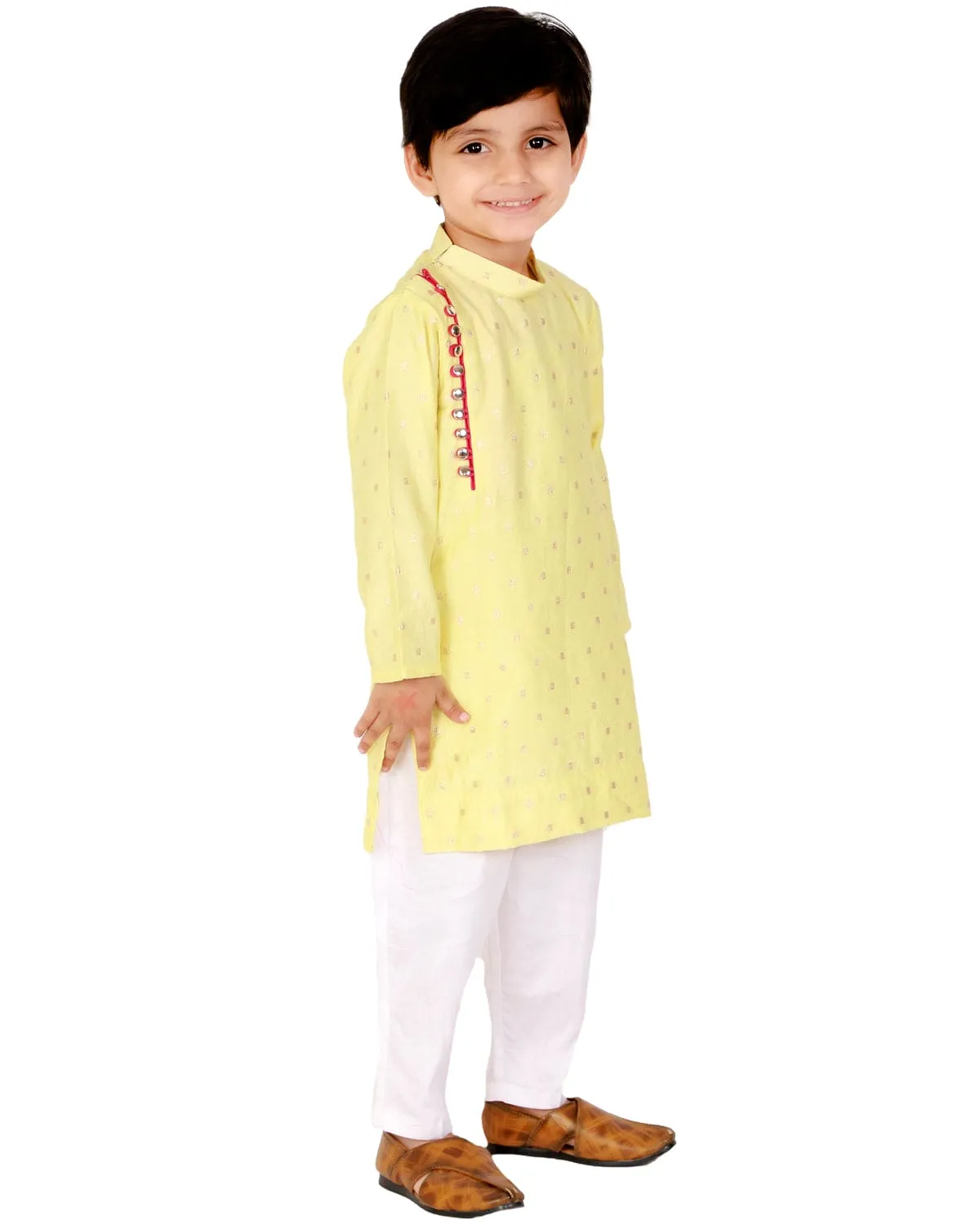 Chanderi Kurta Pajama set