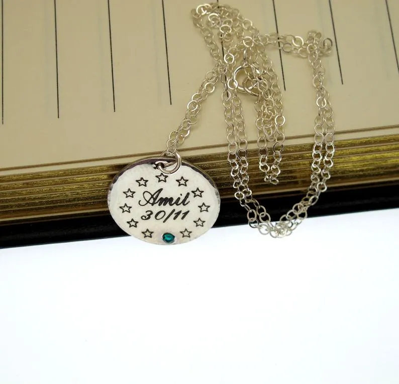 Custom Birthstone Necklace