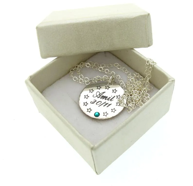 Custom Birthstone Necklace