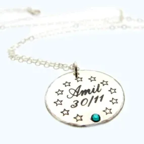 Custom Birthstone Necklace