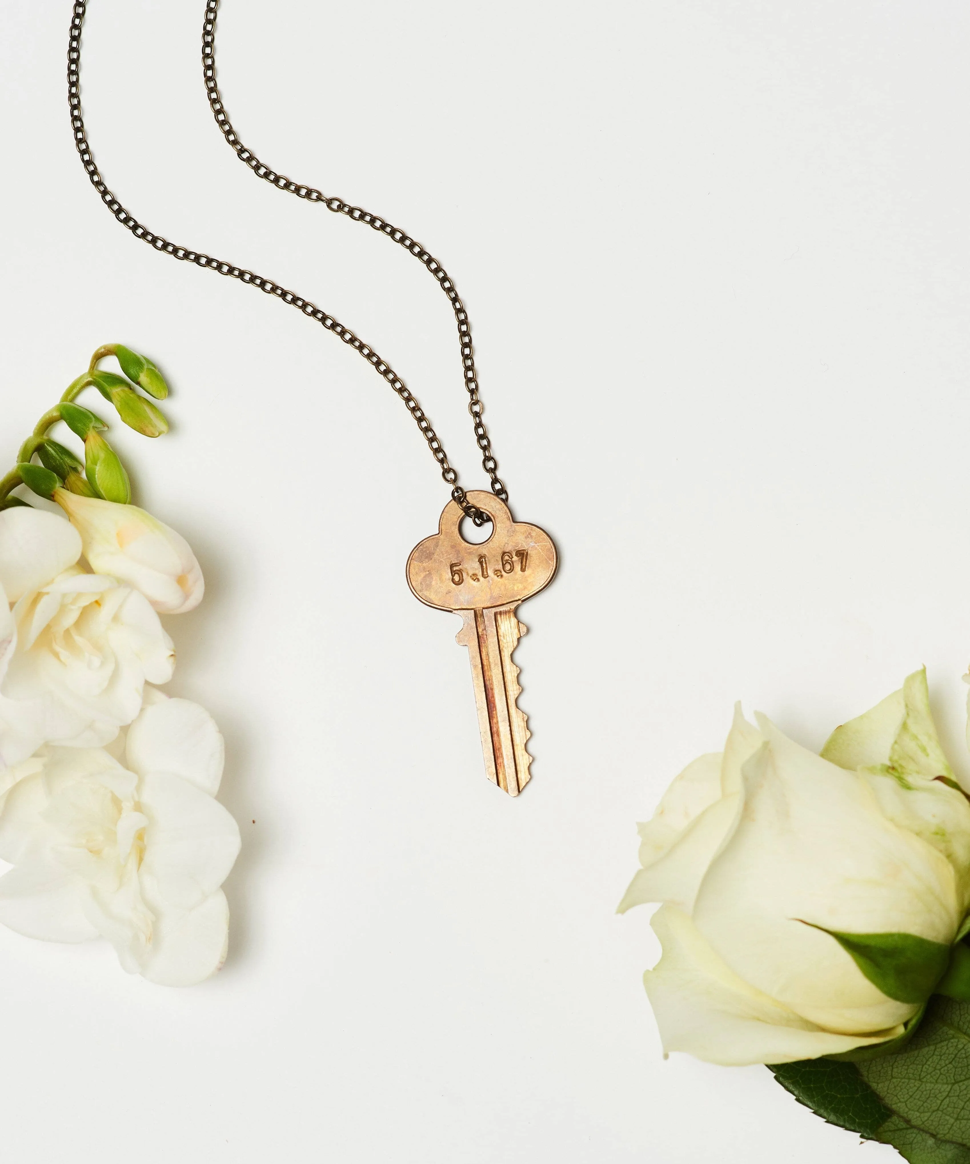 Date to Remember Classic Key Necklace