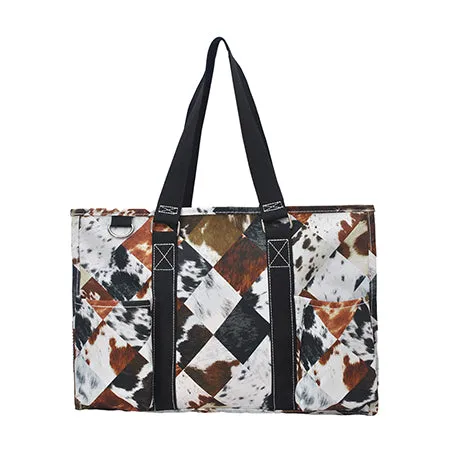 Deja Moo NGIL Zippered Caddy Organizer Tote Bag