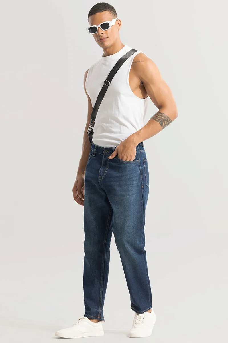 Downtown Indigo Blue Baggy Jeans