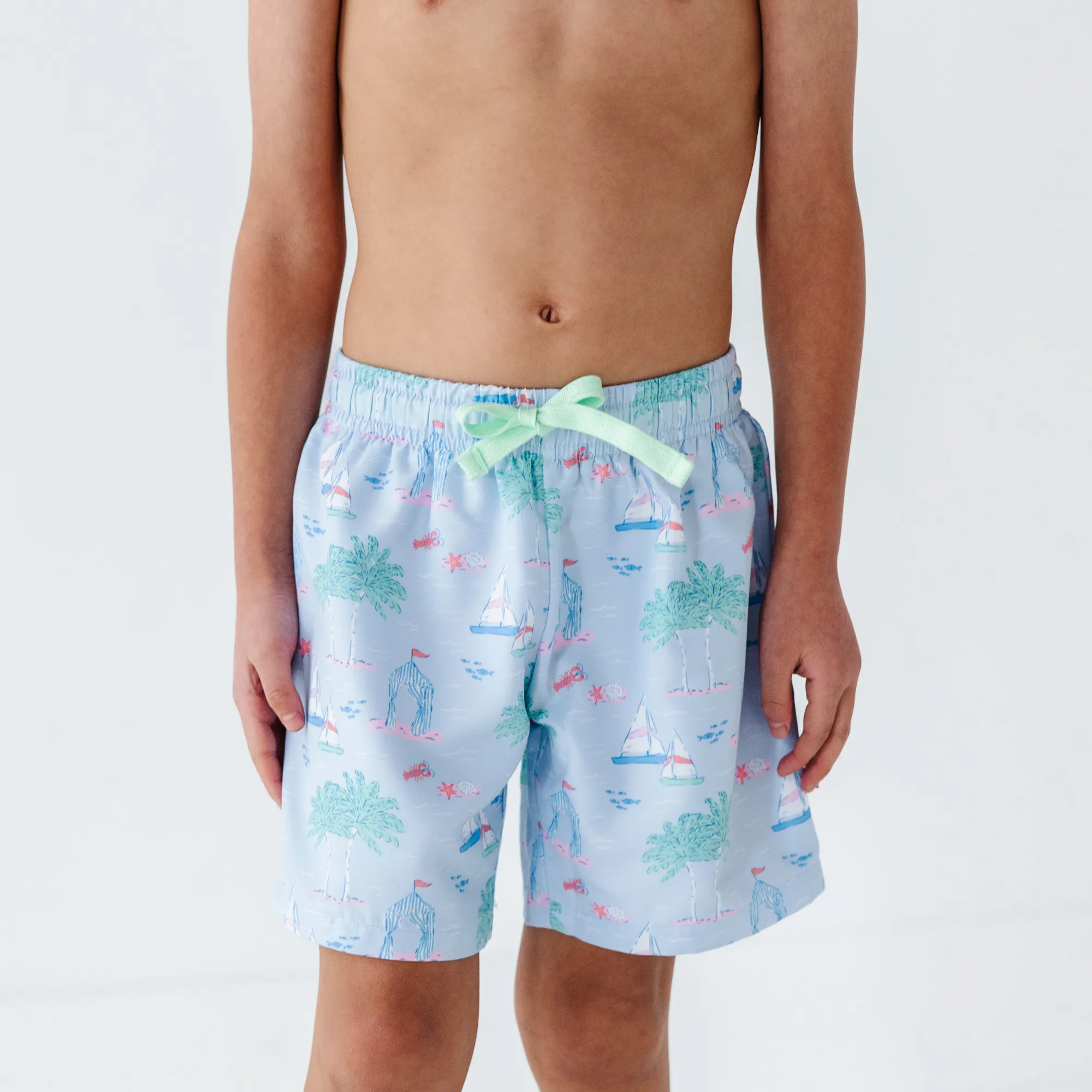 Dreams for Sail Boys Swim Trunks