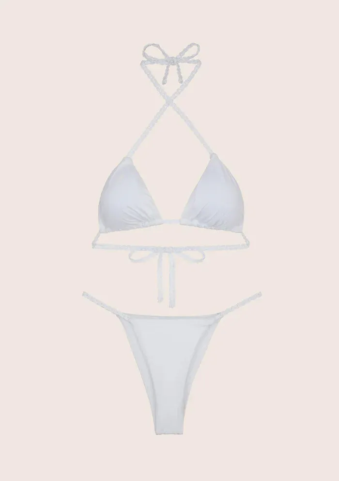 EFFEK BIKINI TRIANGOLO E SLIP BRASILIANO CLEAR