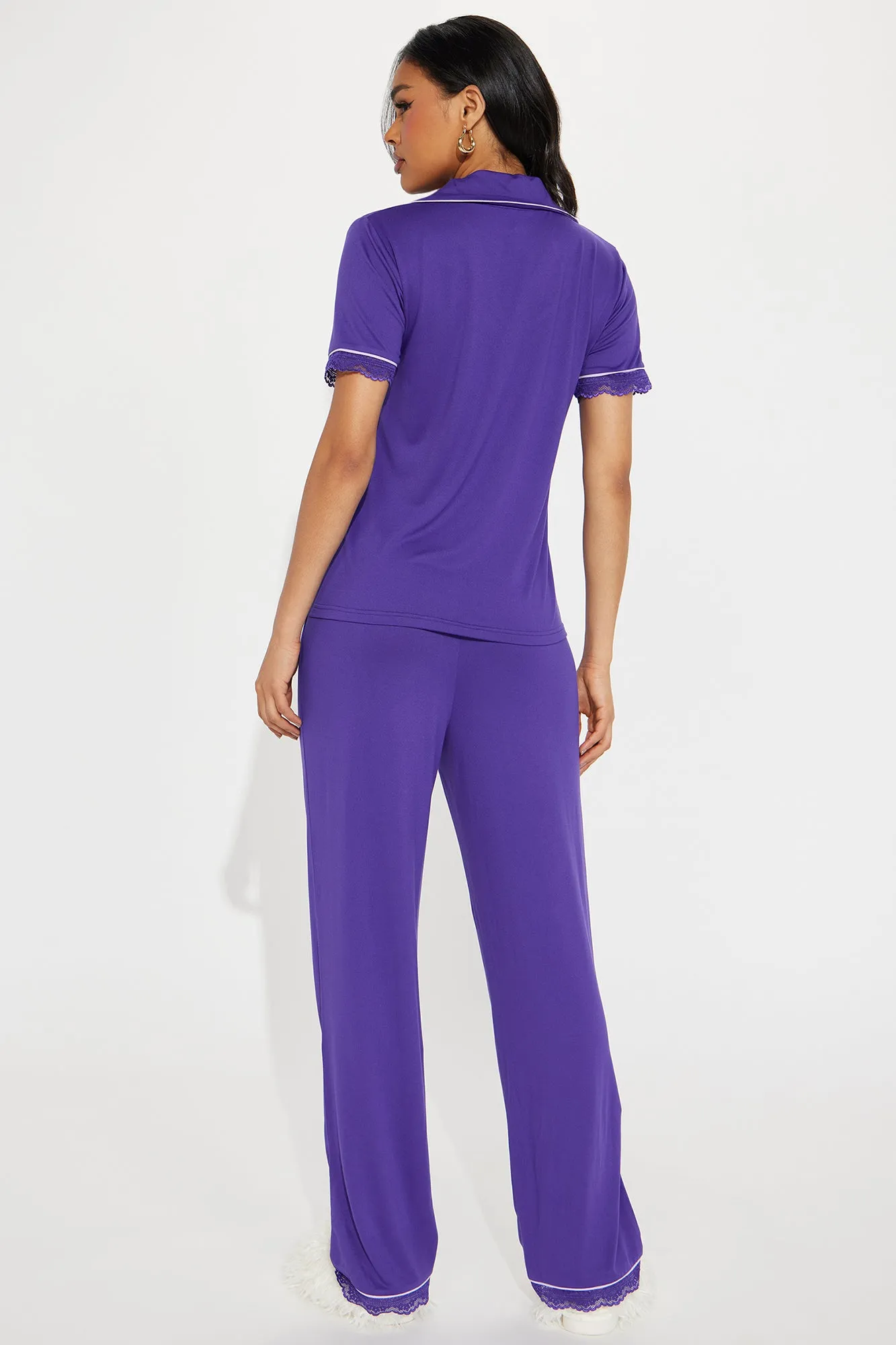 Feeling Pretty PJ Pant Set - Purple