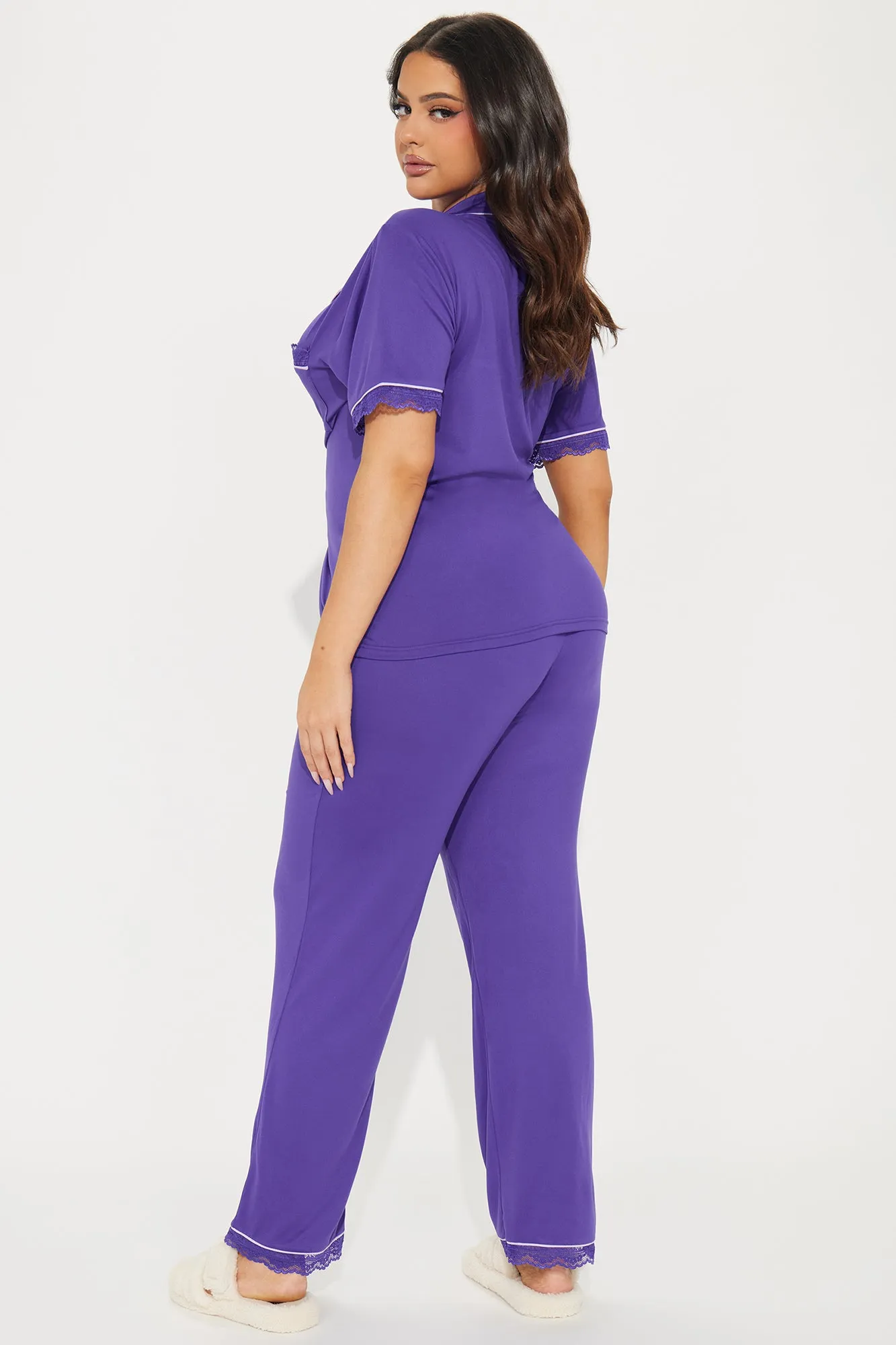 Feeling Pretty PJ Pant Set - Purple