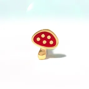 Fine Shroomie Ball Back Stud