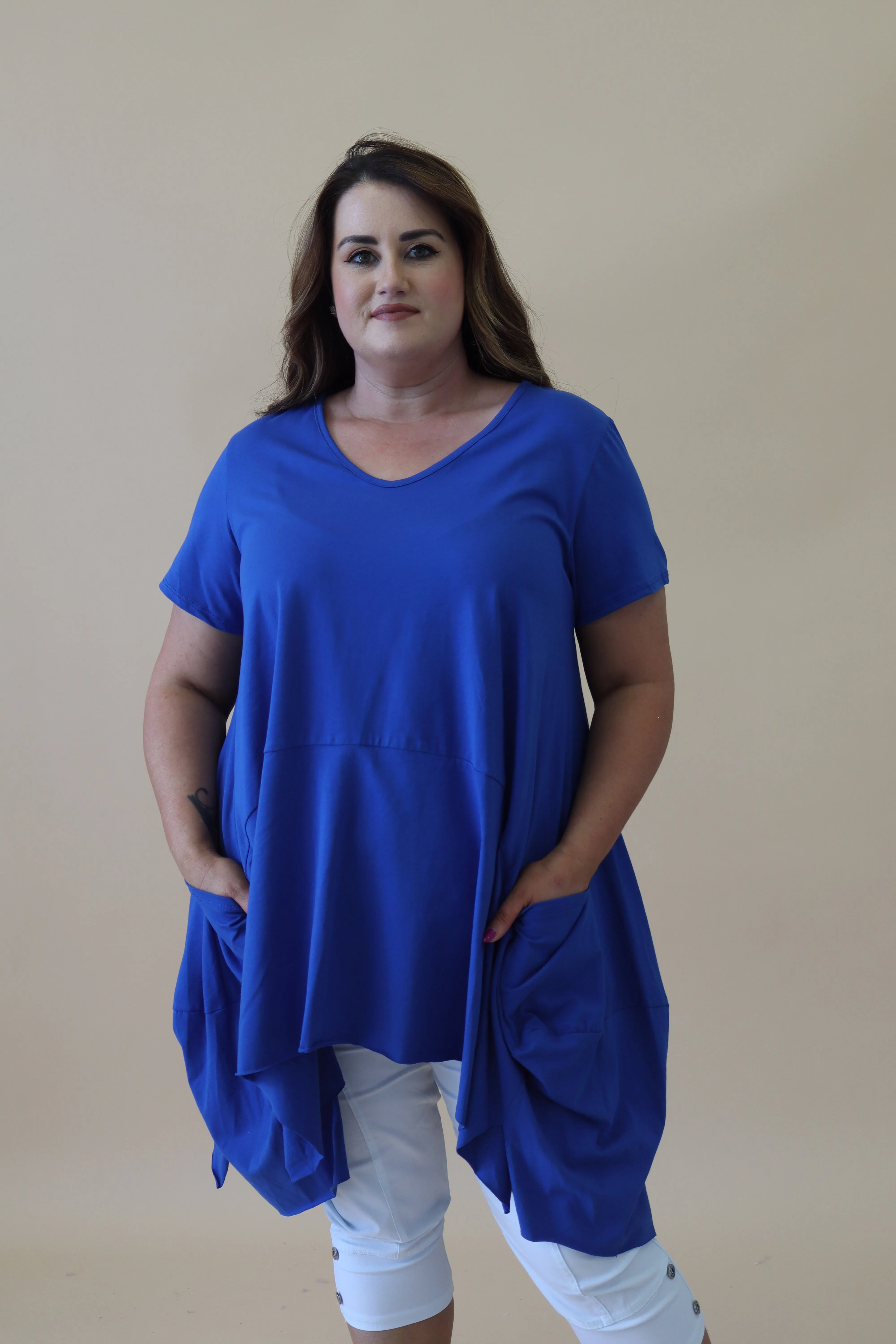 Fiona Tunic in Royal Blue