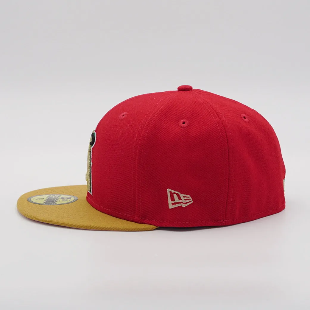 Fresh Rags X New Era 59Fifty Anaheim Angels 50th Anniversary Side Patch Pink UV