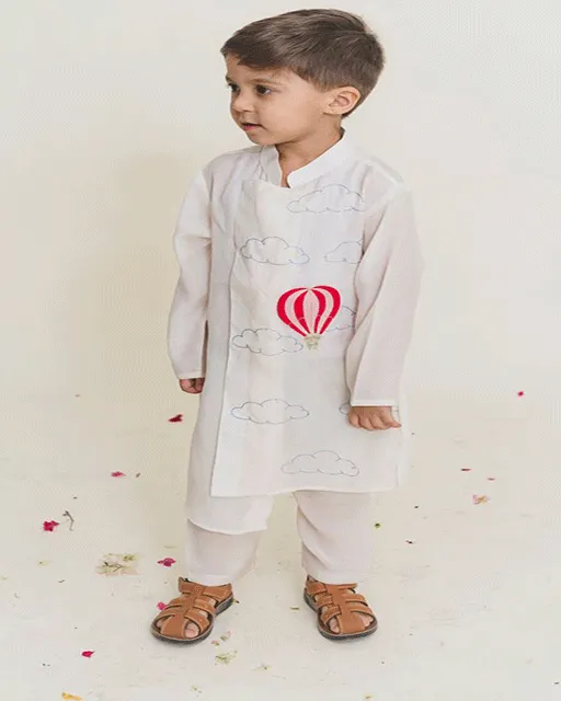 Full Sleeves Balloon Kurta Set