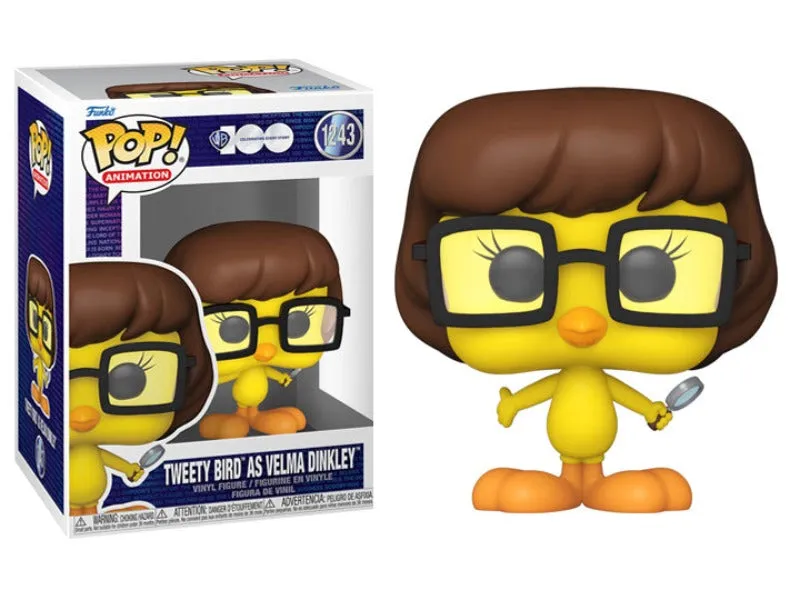 Funko POP! Warner Bros. 100th Anniversary Looney Tunes x Scooby-Doo - Tweety Bird as Velma Dinkley