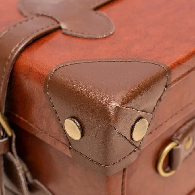 Genuine Leather Travel Case for Men and Women