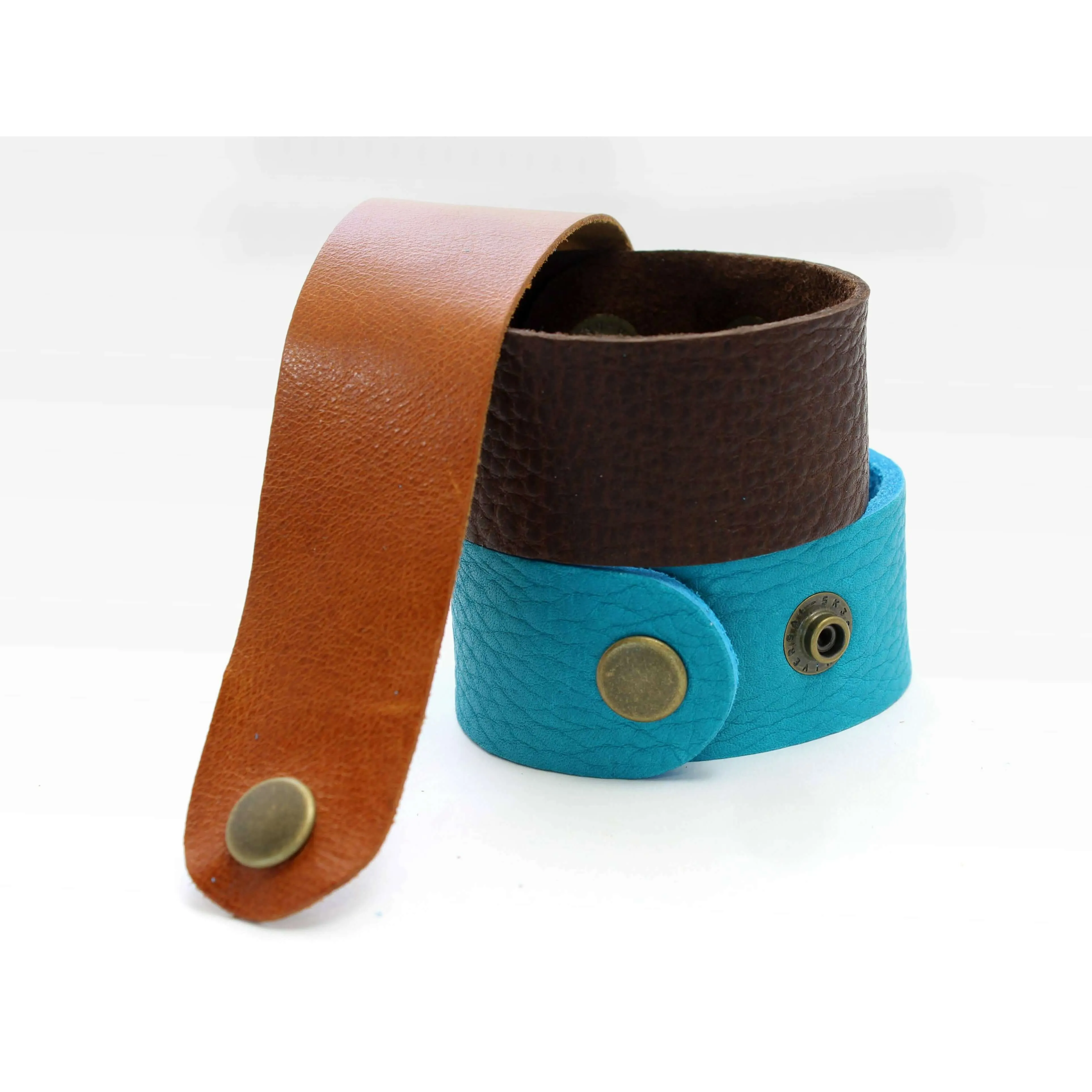 Going to the Sun Road Leather Cuff