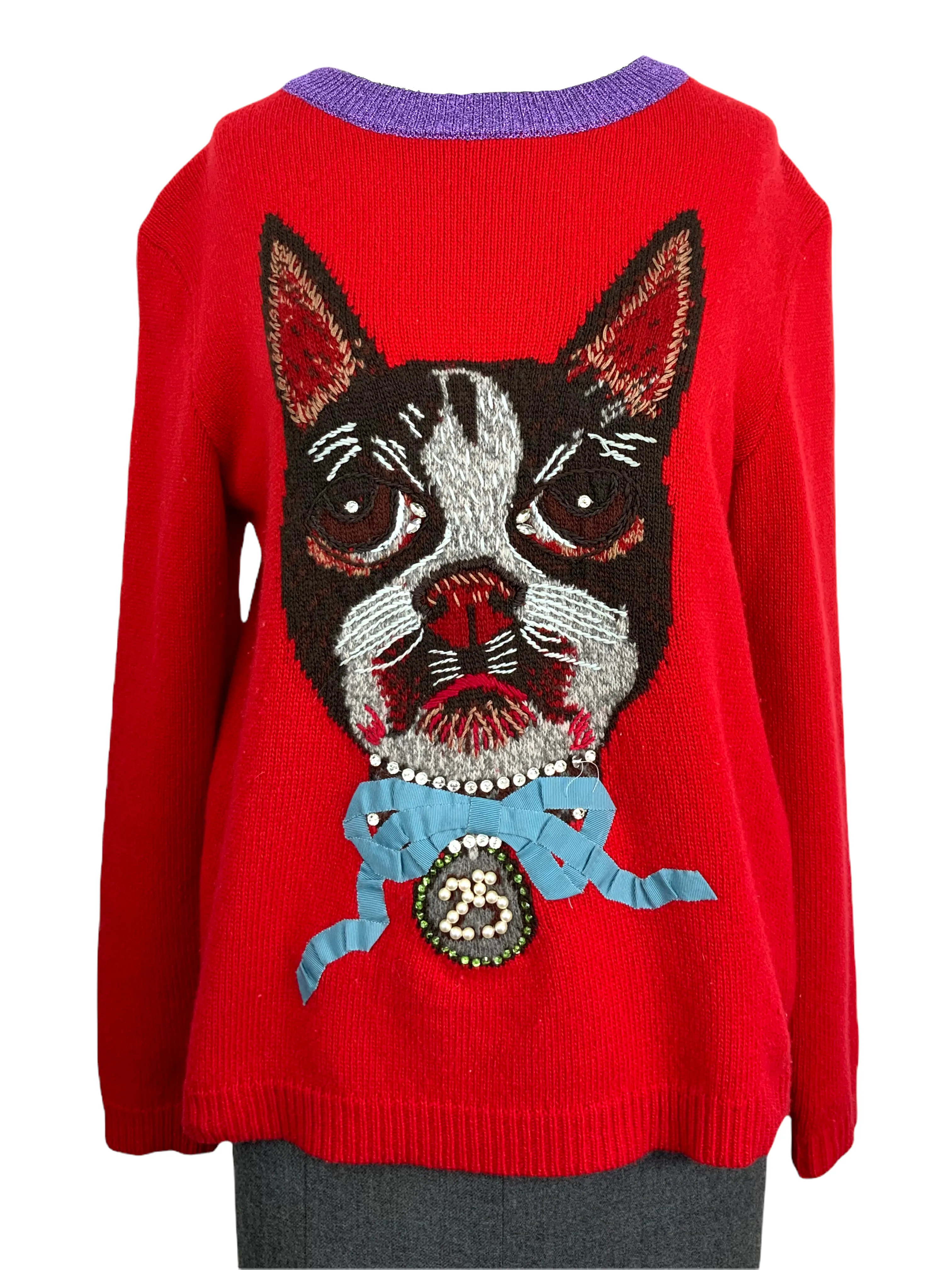 Gucci Year of the Dog Bosco Sweater Size S