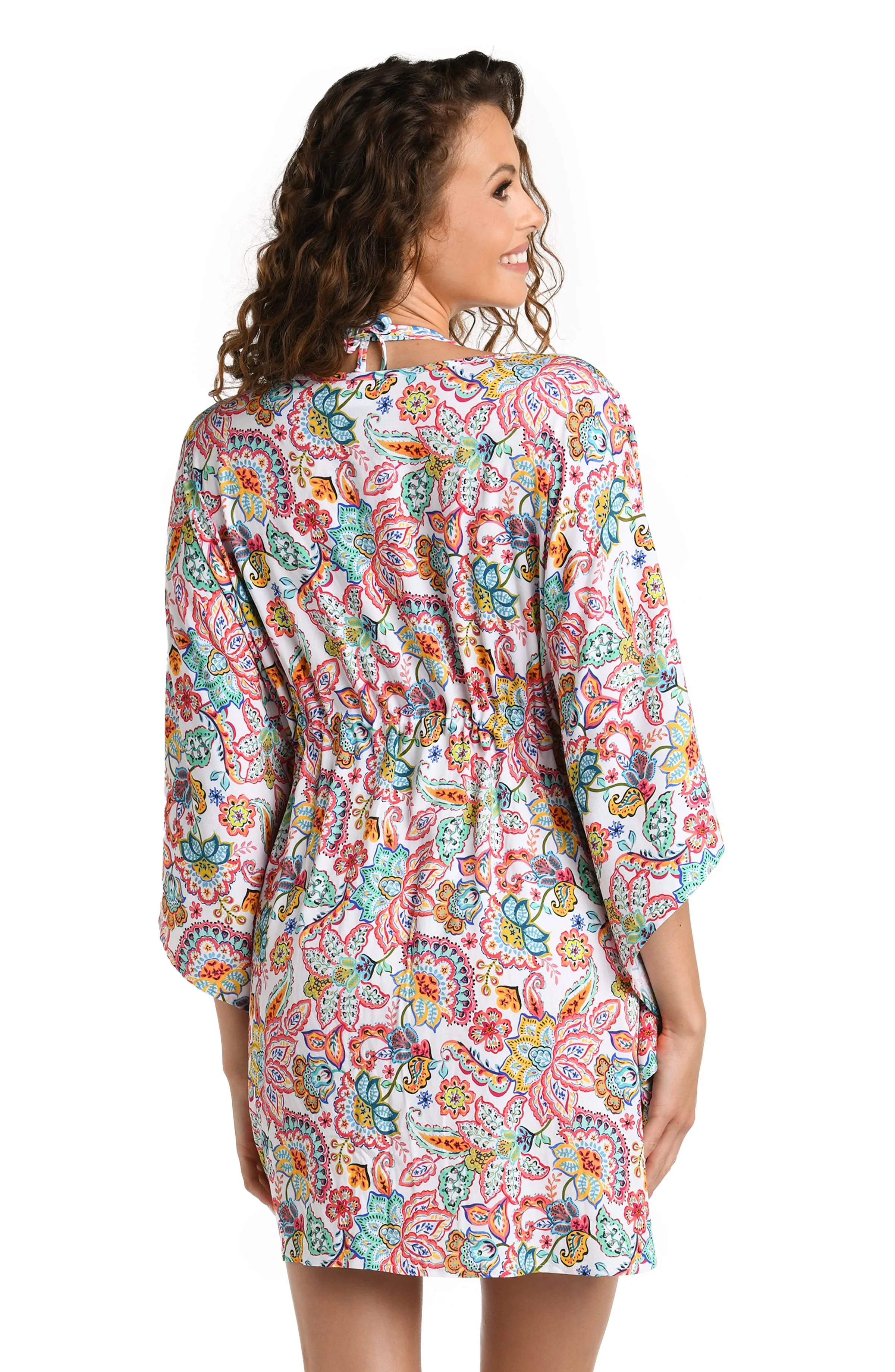 Gypsy Soul V-Neck Caftan Cover Up