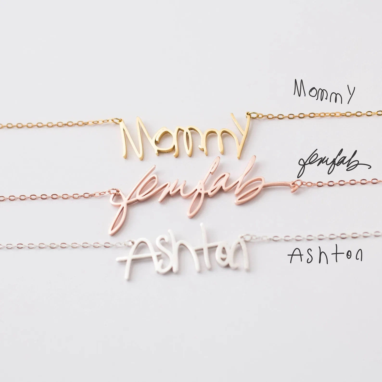 Handwriting Necklace