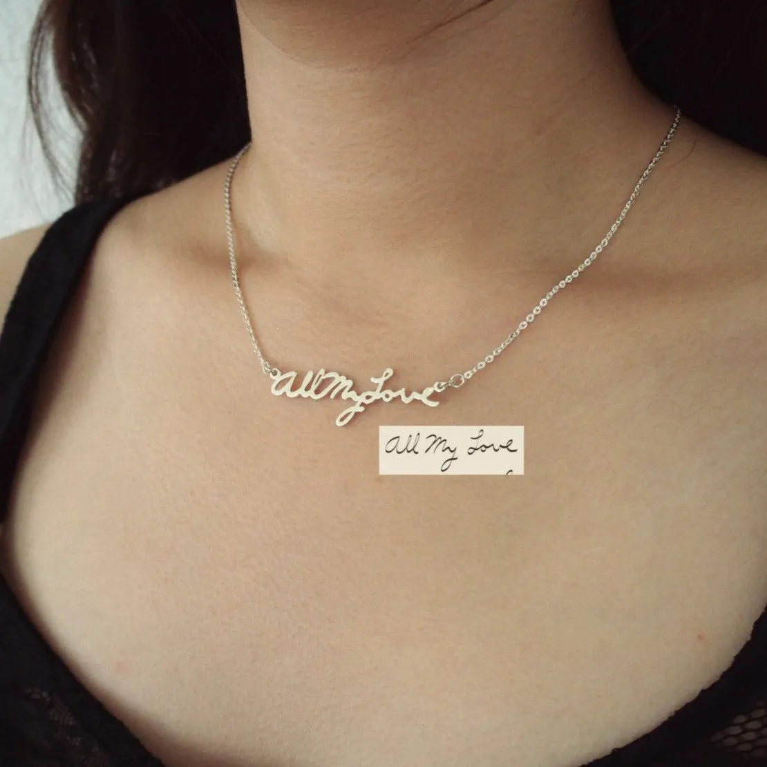 Handwriting Necklace