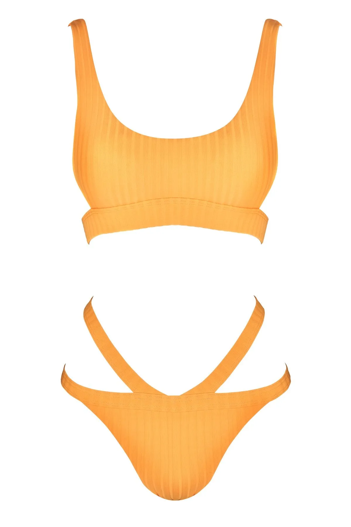 Heatwave & Bandits Bikini Set - Saffron