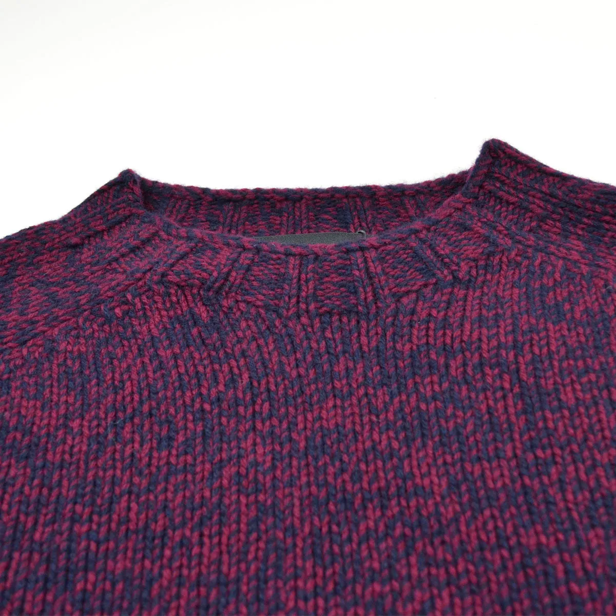 Howlin' - Barabas Wool Sweater - Navy / Bordeaux