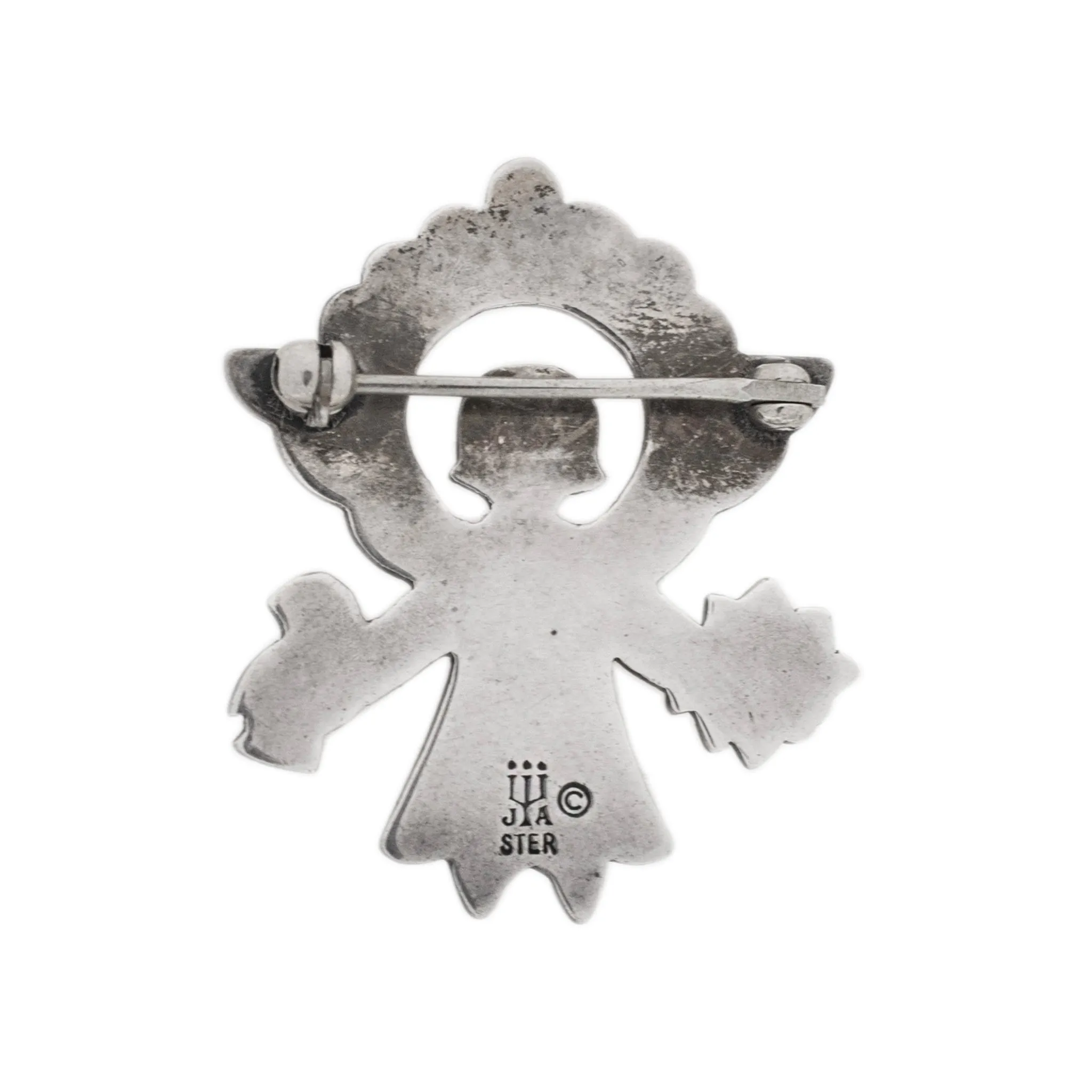 James Avery 925 Sterling Silver Retired Garden Angel Brooch