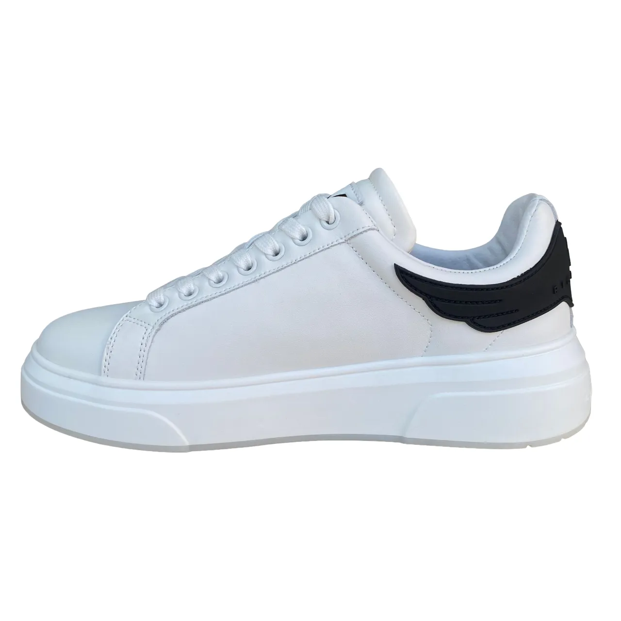 John Richmond men's leather sneakers shoe Action 22203/CP A white