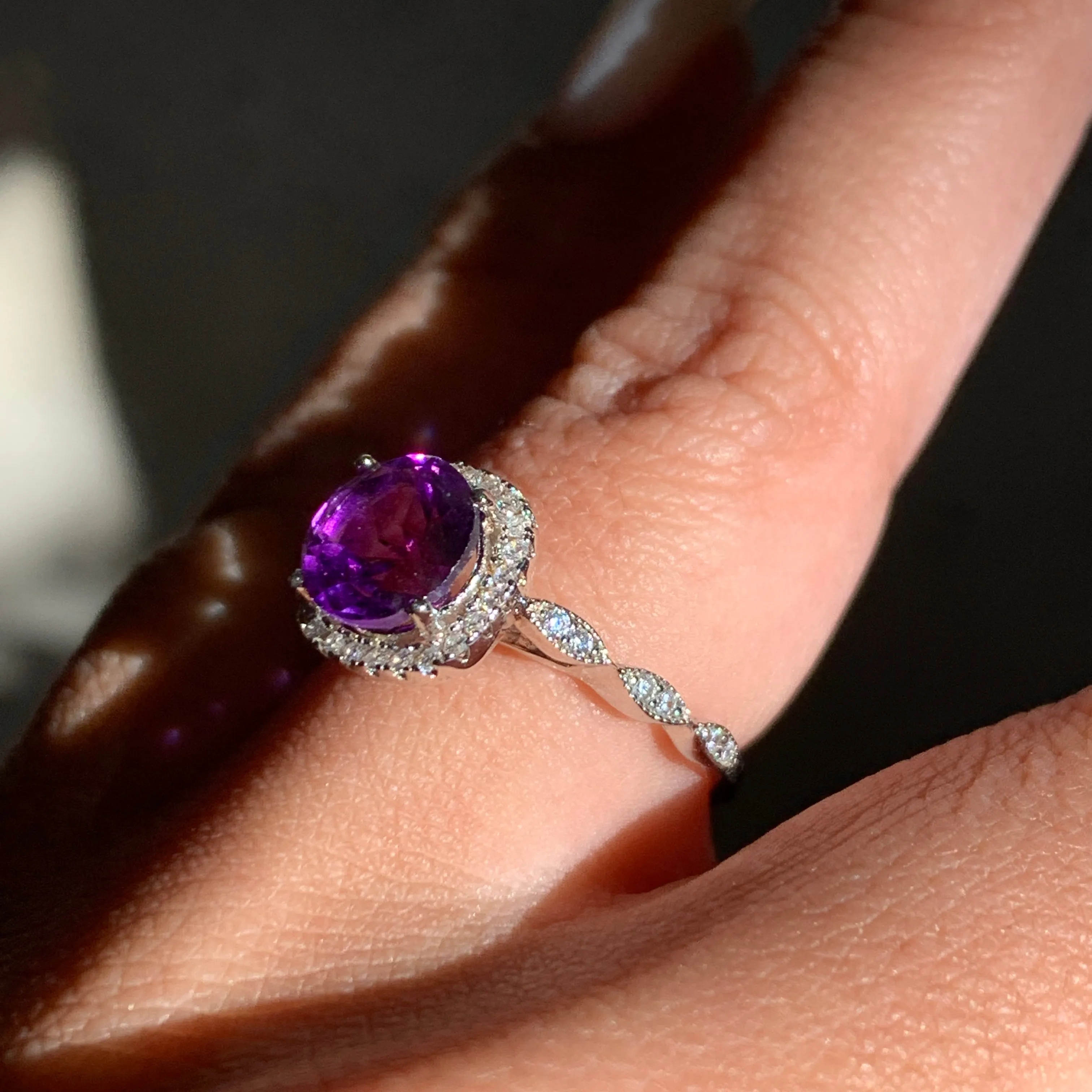 KENDRA AMETHYST RING